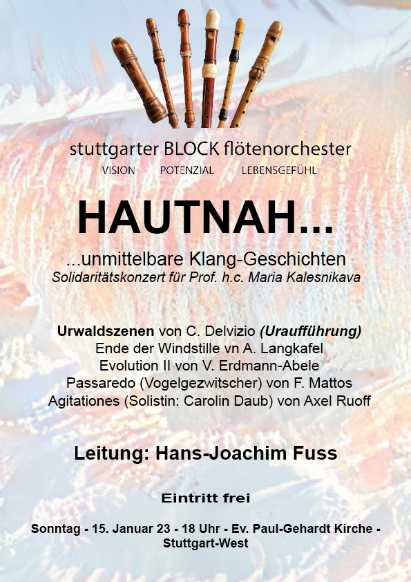 Konzertplakat vom 15.01.2023