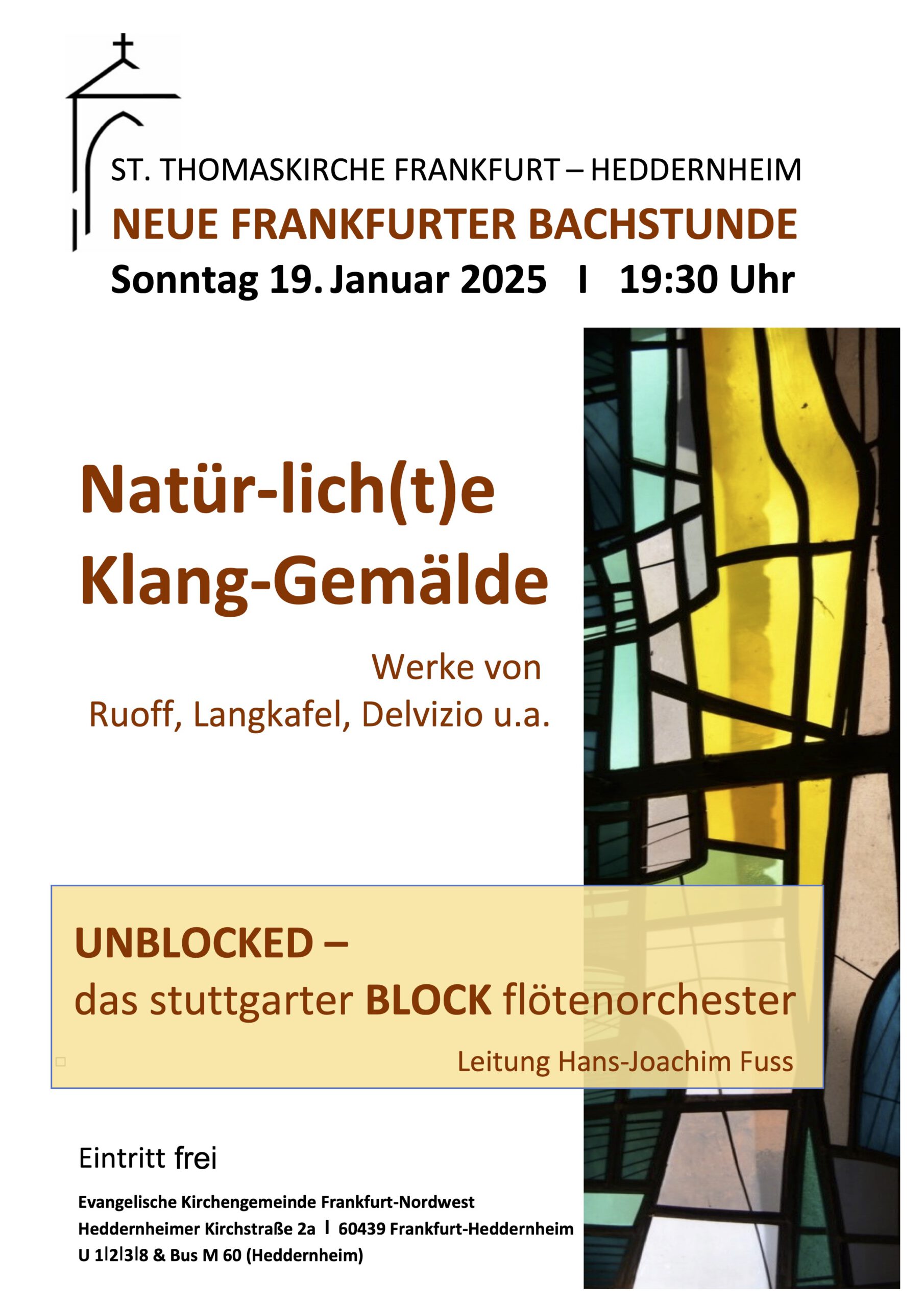 Konzertplakat vom 10.01.2025