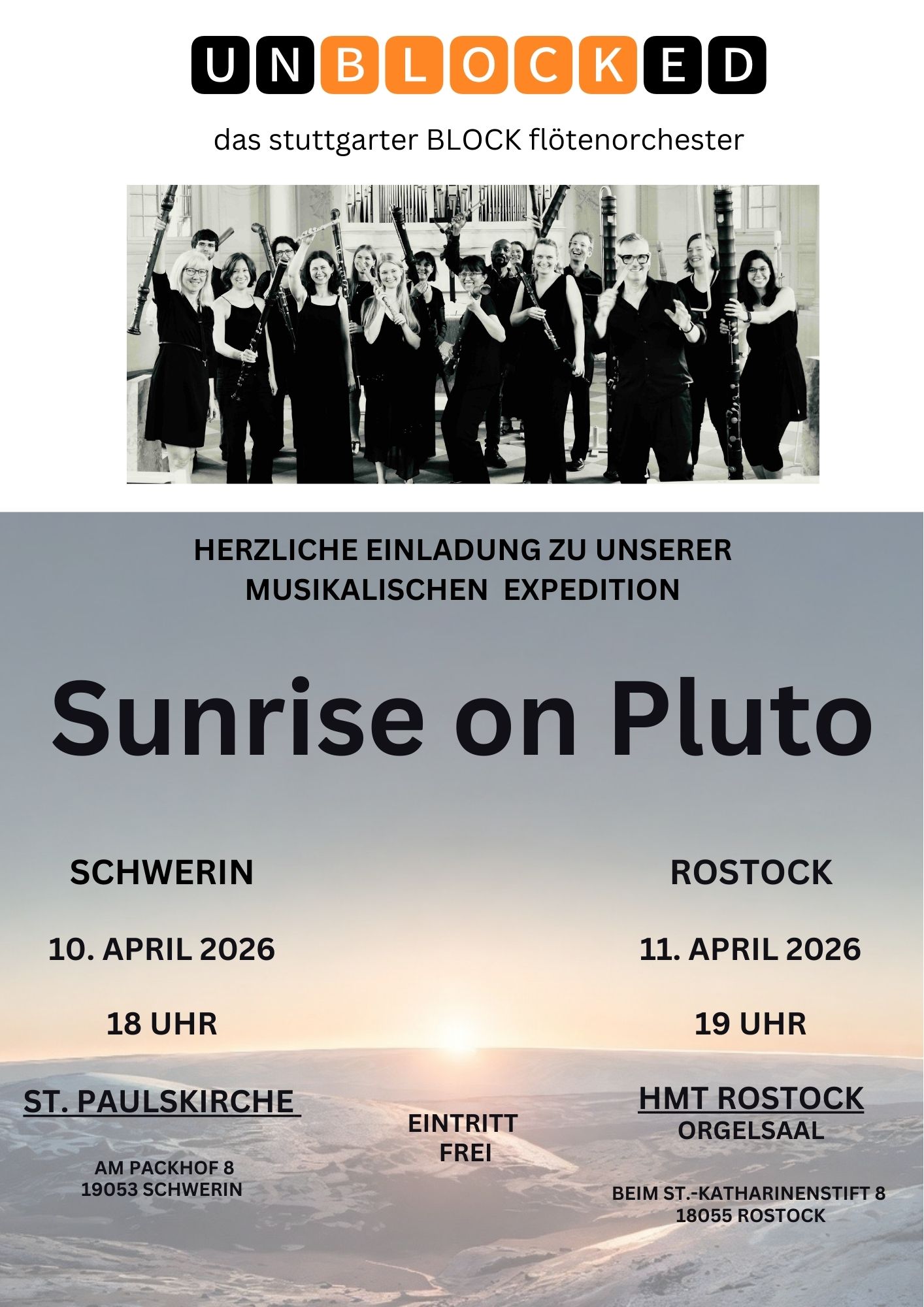 Konzertplakat vom 10.02.2026